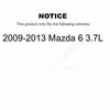 Kugel Front Wheel Bearing For 2009-2013 Mazda 6 3.7L 70-510103